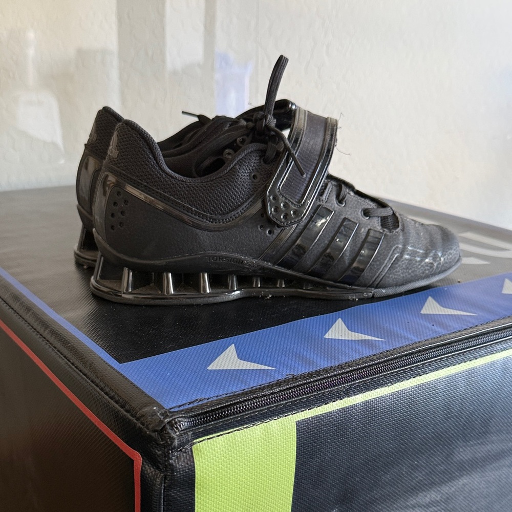 Adidas Men's Black weightlifting lifter shoes